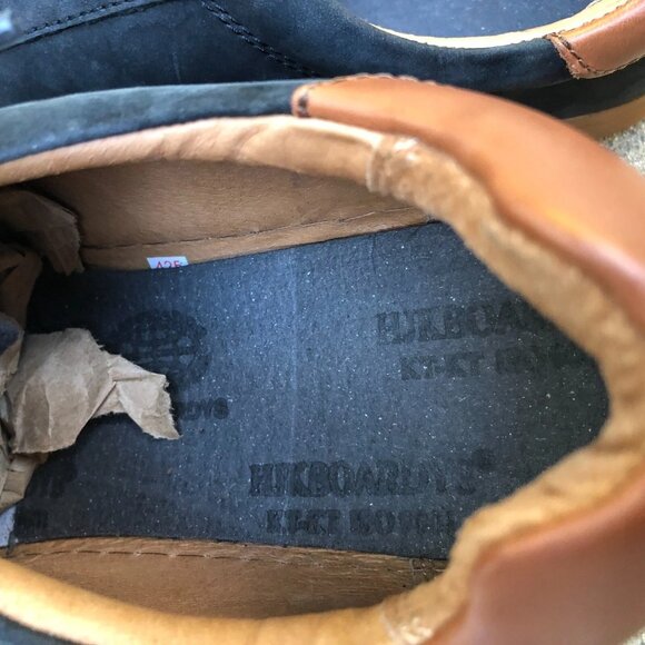 VIONIC Baldwin Nubuck Leather Shoes 9.5 Men's Black Lace Up Sneakers - Picture 2 of 11